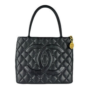 CHANEL Black Caviar Leather Reissue Shoulder Bag